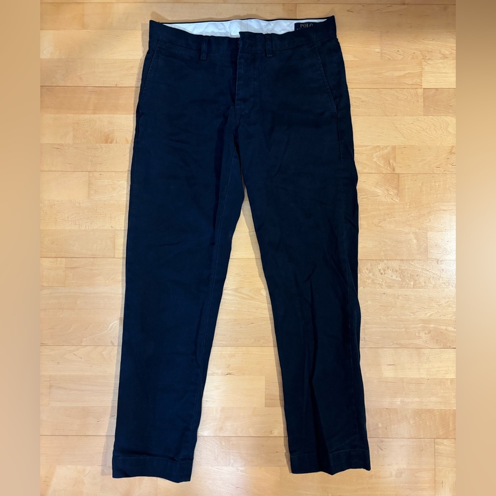 Polo Ralph Lauren dark navy slim fit chino pants 31x30.